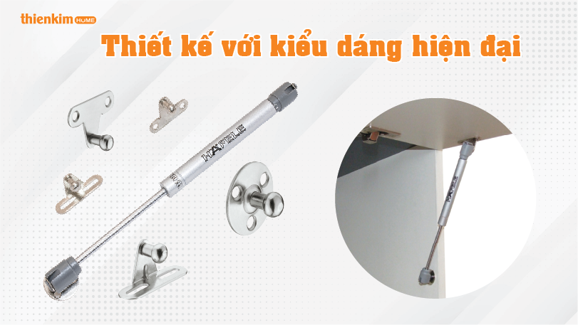 Pittong đẩy cánh tủ Hafele 373.82.001 hiện đại
